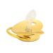 Golden Baby Pacifier - Soft Curved Design Safe Materials 26 Letters Clips for 6-18 Months - Buy Online on SooperMarket.com