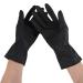 Beaupretty hair intake handheld professional reusable rubber gloves black latex gloves hair intake handhoes accessories for salon baber 2 pair (l) 2 pieces (1 Pack)
