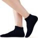 EPEIUS Kids Low Cut Socks 6 Pack - Seamless No Show Socks for Girls/Boys in Small Black/White/Grey - Buy Online on SooperMarket.com
