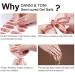DANNI & TONI 28 Semi-Cured Nail Wraps - Salon-Quality Iced Latte Gel Nail Stickers Set - Buy Online on SooperMarket.com