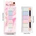 Nail Mirror Powder 6 Colours Manicure Chrome Glitter Pigment with Eyeshadow Stick Colorful nail chrome powder - Buy Online on SooperMarket.com