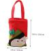 ABOOFAN 2pcs Hand Adorable Pouch Sweets for Candy Christmas Decor Bags Xmas Party Exquisite Non-woven 22x15cm Assorted Color 5 - Buy Online on SooperMarket.com
