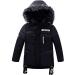 Odziezet Baby Boy Hooded Down Coat | Kids Puffer Jacket | Winter Outerwear | Black | 4-5 Years - Buy Online on SooperMarket.com