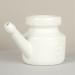 Jalzdieod 2X 350Ml Ceramic Neti Pot Nose Cleaning Pot Leakproof Spout Pot for Nasal Rinsing Nose Washing Men Women White - Buy Online on SooperMarket.com