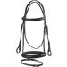 Buy Start Simple Bridle with Reins - Black English Combined Riding Strap for Shetland Pony Thoroughbred & Warmblood - Durable Leather Bridle 19mm - Buy Online on SooperMarket.com