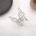 Large Sliver Butterfly Hair Clips - Strong Hold Hair Claw Clips for Women and Girls | Wedding, Prom, Party Wear Hair Accessories | Style 1 - Buy Online on SooperMarket.com