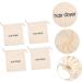 FOYTOKI 4pcs Hair Dryer Storage Bag Canvas Cosmetic Bag Hair Bag Hair Dryer Holders Hairdryer Fabric Beige 33x30cm Beige - Buy Online on SooperMarket.com
