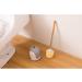 TEMKIN Set Modern Bamboo No Dead Ends Cleaning Tool Sturdy-Bristled Toilet Bowl Brush Space Saving Bathroom Accessories Anti-Drip Holder Brushes - Buy Online on SooperMarket.com