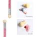 Nail Art Tools Set - Double Head Ombre Sponge Stick & Brush Applicator with 4 Replacement Heads for Perfect Pigment Application - Buy Online on SooperMarket.com