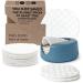 New Lastround reusable cotton pads - environmentally friendly alternative to disposable cotton pads - Made in Denmark - Sardmasal pads washable (blue)