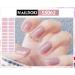 NAILDOKI Nail Stickers - 6 Sheets, 132 Pieces Full Wraps & Strips for Women & Girls | Self-Adhesive Gel Nail Art Decals - Buy Online on SooperMarket.com
