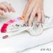 100 PC Hedmedum False Nail Art Tips Display Sticks with Metal Split Ring - White Color Swatch Sticks for Salon & Gel Polish Practice - Buy Online on SooperMarket.com