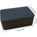 Black Dispenser with Lightweight Napkin Cases Easy Open & Close Utility Tissue Holder Storage Box - Buy Online on SooperMarket.com