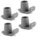 Knadgbft Walker Ski Glides 4 Pieces Heavy Duty Walker Glides Walker Feet Replacement Spare Parts Accessories Walker Glide Skis for 1 1/8 Inch Tubes Tool