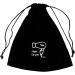 Gogogmee 5 Pcs Hair Dryer Storage Bag Cotton Drawstring Bags Drawstring Makeup Bag Sack Flannel Black - Buy Online on SooperMarket.com