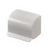 Ruilogod Plastic Man Bathroom Convenient Paste Strap Shaver Razor Holder white
