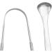 Stainless Steel Tongue Scraper Set - Safe & Easy Tongue Cleaner for Bad Breath Relief | International Shipping - Buy Online on SooperMarket.com