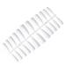 Dajidafu 1 Set Almond Press on Nails Artificial Fingernails Water Drop Style Pointed Art Decals DIY Beauty Tool Decorations