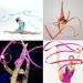 Floratek Dance Ribbon Streamer 10 Pack - 4.0 Meters | Rhythmic Gymnastic Silk Ribbons for Kids - Artistic Baton Twirling - Buy Online on SooperMarket.com