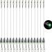 THKFISH Carolina Rigs Fishing Weights Bullet Fishing Sinkers Pre-Rigged Fishing Ready Carolina Rigs 15pcs SINKER 1/2 oz