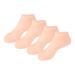 Dajidafu 2pair Silicone Exfoliating Tools for Smooth Feet Say Goodbye to Rough Skin Silica Gel Moisturizing Socks Silicone Socks colour of skin One size fits all Colour of Skin One size fits all