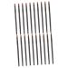 Angoily 20 Pcs Nose Shadow Brush Mix Miss Wooden Handle Brush 13x0.8cmx2pcs Blackx2pcs