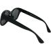 Stylish Retro Mini Glasses - Prescription Sunglasses with Thick Plastic Frame Free Case | Women's Reading Sun Glasses - 0.0 Diopters - Buy Online on SooperMarket.com