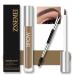 Waterproof eyebrows gel for long-lasting semi-permanent liquid tinted eyebrow gel make-up with brush set weld-resistant natural (brunette)