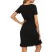 Bresdk Women's Maternity Nightdress Nursing Pyjamas - Black XL - Buy Online on SooperMarket.com