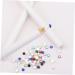 DOITOOL 48 Pcs Nail Point Drill Pencil Nail Dotting Pen Gems Picking Pen Nail Art Gems Diy Nail Art Gems Picker Pen Wax Pencil Nail Point Pen Crayons White Nail Sticker Drill Manicure Wood - Buy Online on SooperMarket.com