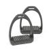 Shires Compositi REFLEX Stirrups (691) Shock Absorbent Colours - Adult (4.75") Black-Black Adult (4.75")