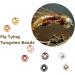 MUUNN 200pcs Fly Tying Tungsten Beads - Cyclops Nymph Head Ball Assortment - 1.5mm - 6.4mm - 4 Colors - Premium Fly Tying Materials - Buy Online on SooperMarket.com