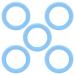 Yuanshenortey 5Pcs 65mm Silicone Case DIY Baby Chewable Nursing Teething Shower Gifts