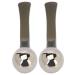 Silver Roller Ball Eye Cream Applicator Set - 2pcs Zinc Alloy for Dark Circles & Under Eye Massage | International Shipping Available - Buy Online on SooperMarket.com