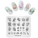 Nail Stamping Plate Ocean Marine Cartoon Octopus Pattern Multiple Crab Pattern Print Image Nail Art Stamper Nails Tool OC001