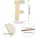 30cm Large Wooden Letter for Crafts | Capital Alphabet | Unfinished MDF Wood | Nursery Wall Art Decor - F - Buy Online on SooperMarket.com