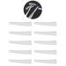 Tweezers tip cover tweezers with a total of 10 pieces tweezers tip cover of the package for eyelash grafting tweezers