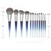DFHBFG 12 Cone Bevel Tail Handle Makeup Brush Set - Gradient Handle Loose Powder & Eye Brush Tools for Flawless Makeup Application - Buy Online on SooperMarket.com