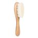 OKJHFD Wooden Baby Hair Comb Natural Goat Bristles Infant Head Massage Grooming Handle Perfect Baby Registry Gift
