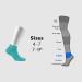 Cosyfeel Women Loose Diabetic Socks | 4-Pack Neuropathy Ankle Socks for Ladies | Super Soft Eco-Friendly Bamboo Material | Durable with Seamless Toe | Multicolour Patterns | 4 Seasons 4-7 BLUE CURACAO - Buy Online on SooperMarket.com