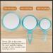 5-Inch 20X Magnifying Mirror | Two Sided | Folding Makeup Mirror for Makeup Application, Tweezing & Blackhead Removal - Blue - Buy Online on SooperMarket.com