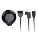 4pcs Hair Coloring Brush and Bowl Set - Professional Salon Dyeing Tools for Perfect Hair Color Results - Buy Online on SooperMarket.com
