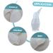 Kisangel Nose Sucker for Toddlers - Infant Nasal Aspirator for Kids and Newborns - Manual Nose Aspirator for Ear Wax and Nasal Mucus Removal - Buy Online on SooperMarket.com