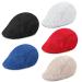 5 Pack Newsboy Hat for Men Mesh Summer Flat Cap Ivy Gatsby Cabbie Beret Cap Driving Hunting Hat with Elastic Sweatband 5pack-multicolor 1