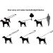 Adjustable Dog Leash for Medium & Large Dogs - 2m Double-Liner in Lilac | International Shipping Available - Buy Online on SooperMarket.com