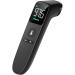 Viproud No-Touch Thermometer for Adults and Kids - Digital Forehead Thermometer with High Accuracy  Ultra Clear LED Screen and Fever Alarm-Black