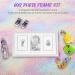 My Tiny Prints Newborn Baby Handprint and Footprint Kit - Baby Keepsake Frame with Ink Pad - Baby Shower Gift - 17 x 9.5 - Gray - Buy Online on SooperMarket.com