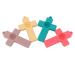 4Pcs Silicone Baby Teether Toy - Infant Teething Relief for Sore Gums | Chew Toys for Comfort - Buy Online on SooperMarket.com