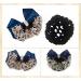 2Pcs Professional Hair Bun Cover Net Snood with Lace Pearl Decoration - Black Hair Accessories for Women Nurses and Stewardesses - Buy Online on SooperMarket.com