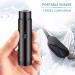 Mini Electric Shaver for Men Portable Car Rechargeable Shaver USB Rechargeable Razor Wet & Dry Use Rotary Electric Shaver for Travel Black - Buy Online on SooperMarket.com